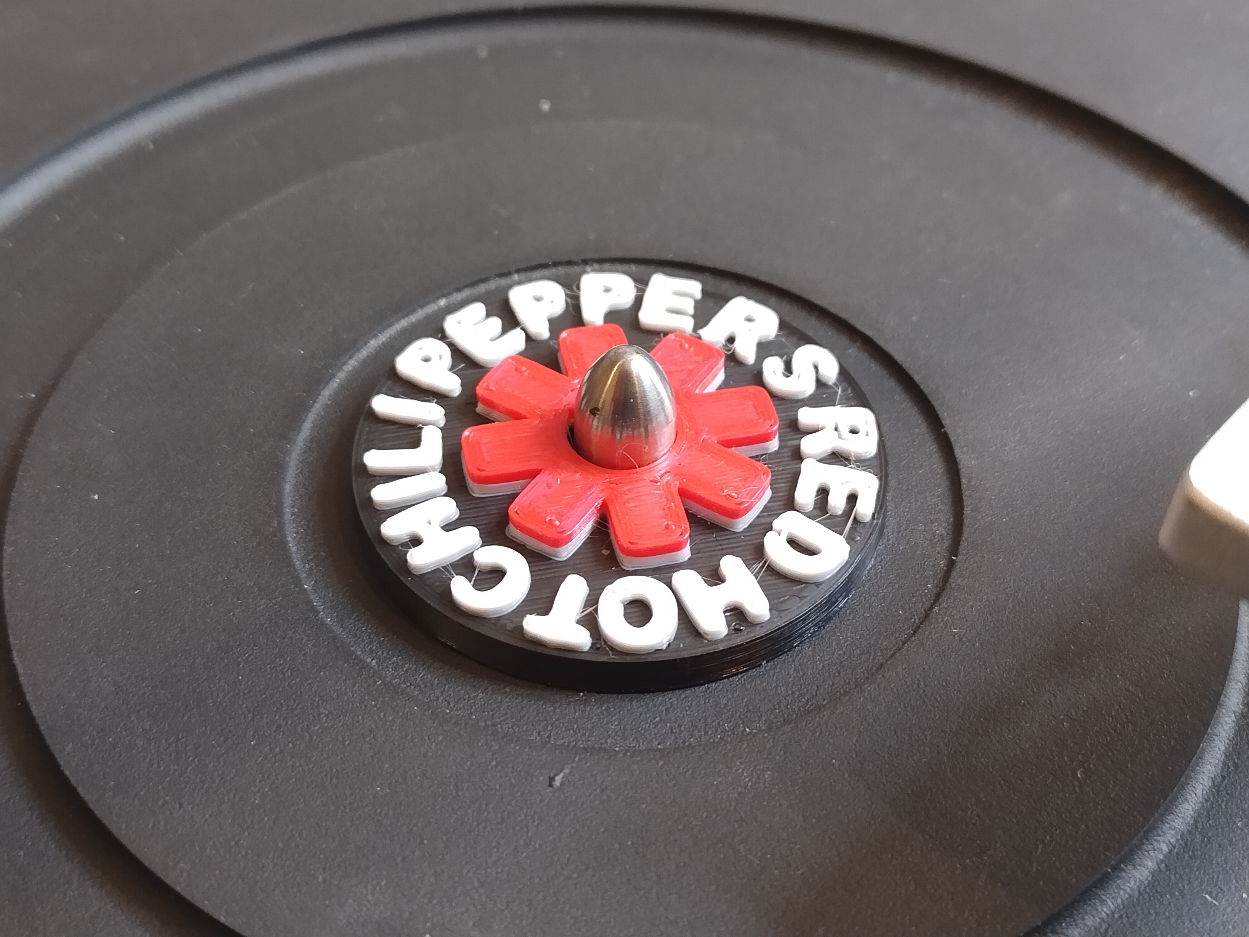 Red Hot Chili Peppers 45 RPM Record Adapter