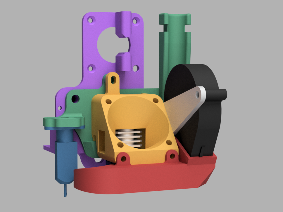 Blowie Mk3 | Custom Hot-end shroud with BLTouch mount for Micro Swiss Direct Drive Extruder
