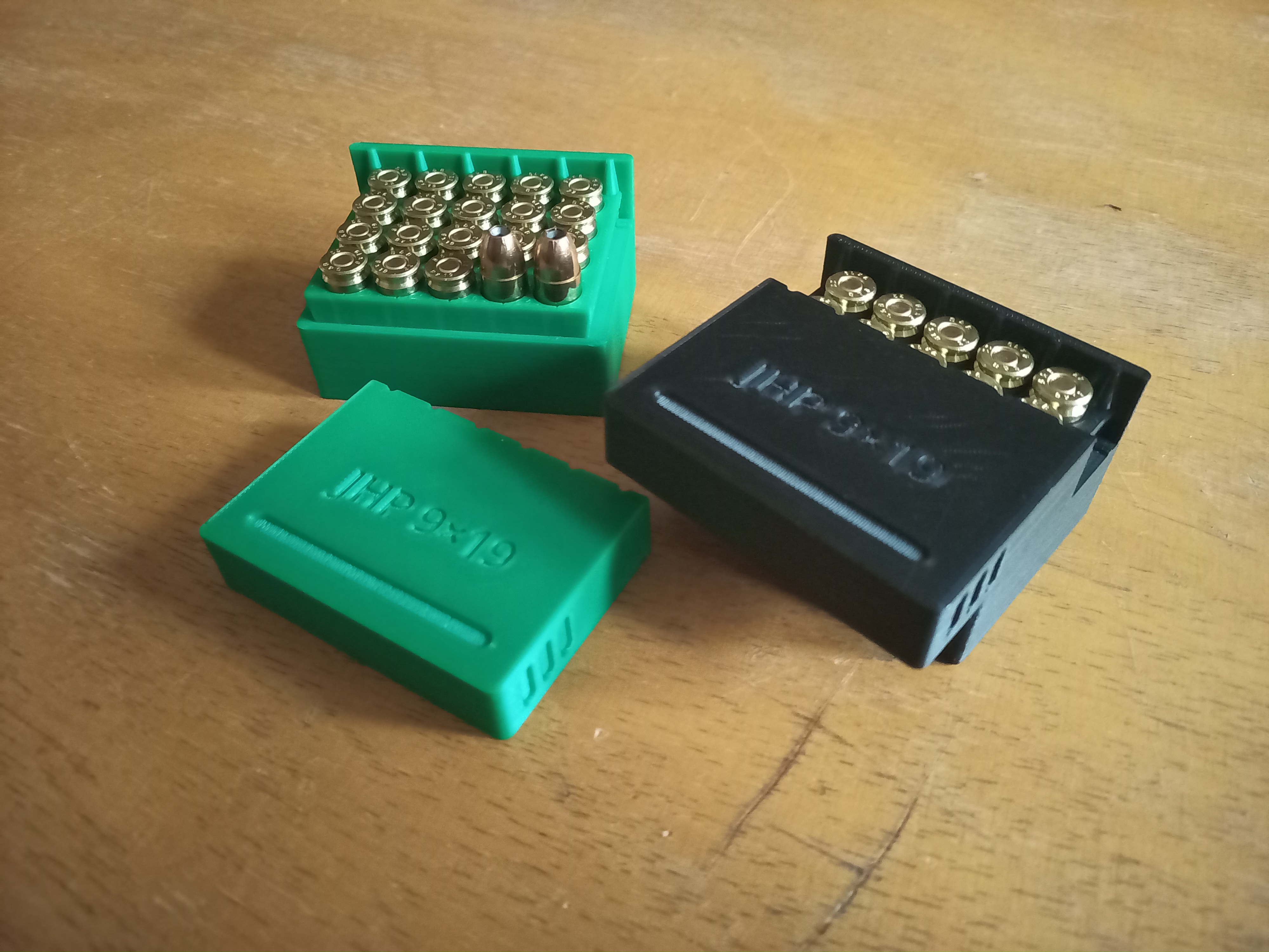 9x19 Luger ammo box