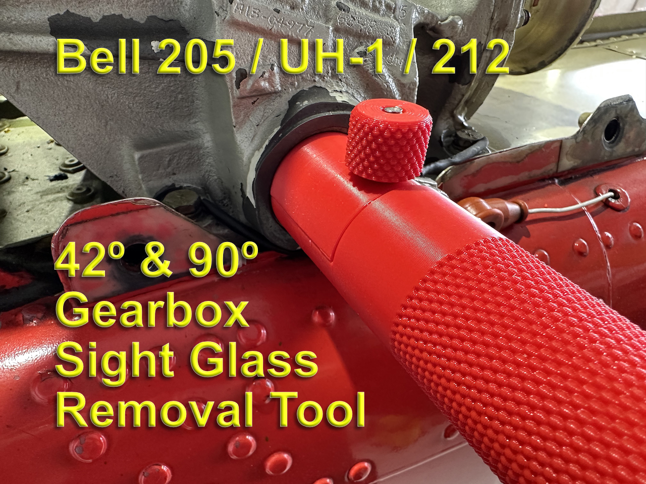 Bell 205/UH-1/212 42º & 90º Gearbox Sight Glass Puller
