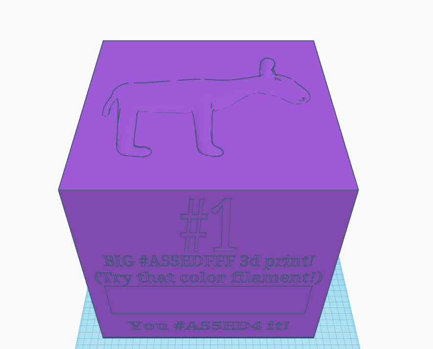 Big A55ED 3d print award (warning! not for the impatient!)