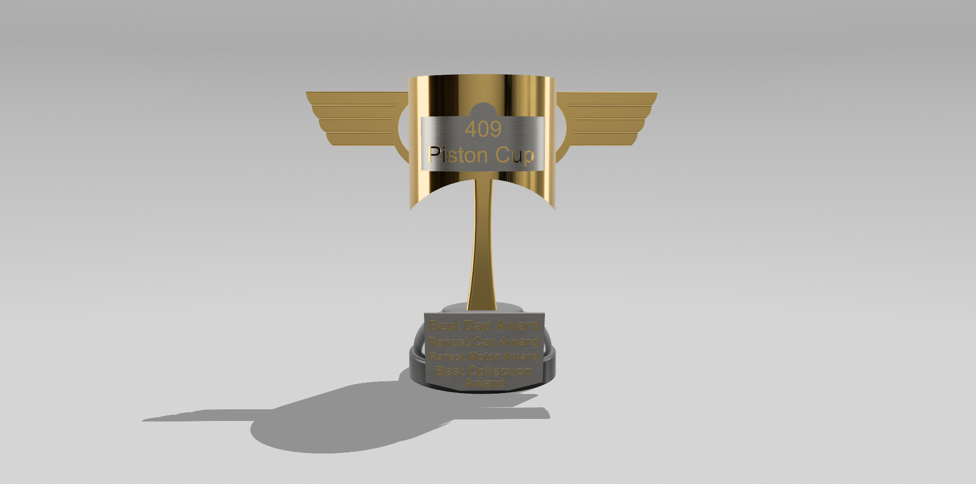 Fathers Day Trophy for car collector