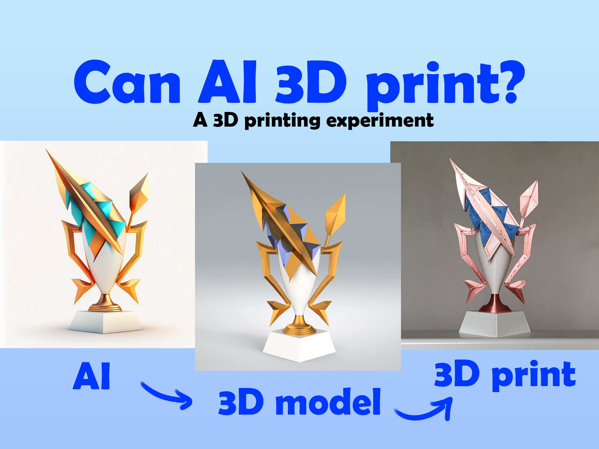 The Artificial Trophy, created by Midjourney Bot