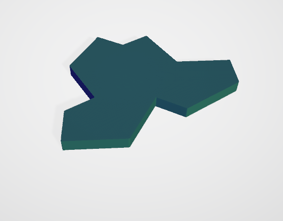 "The Hat" geometrically irregular monotile