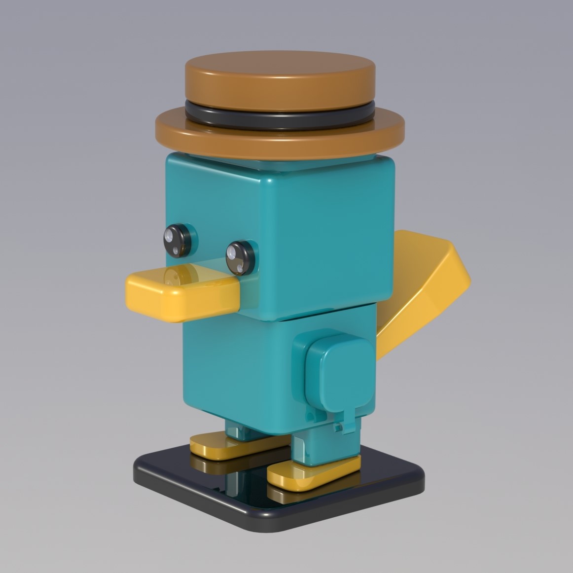 SQUARED PERRY THE PLATYPUS