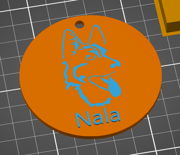 German shepard dog tag