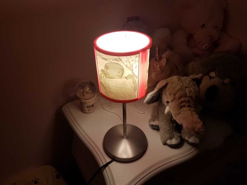 IKEA INGARED Lithophane Lampshade