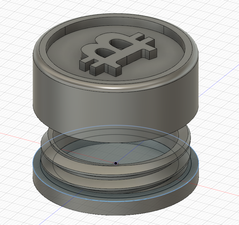 Bitcoin Gift in Style with a 3D Printed Box Featuring the Iconic Bitcoin Logo