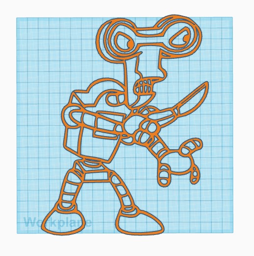 ROBERTO - futurama wall art