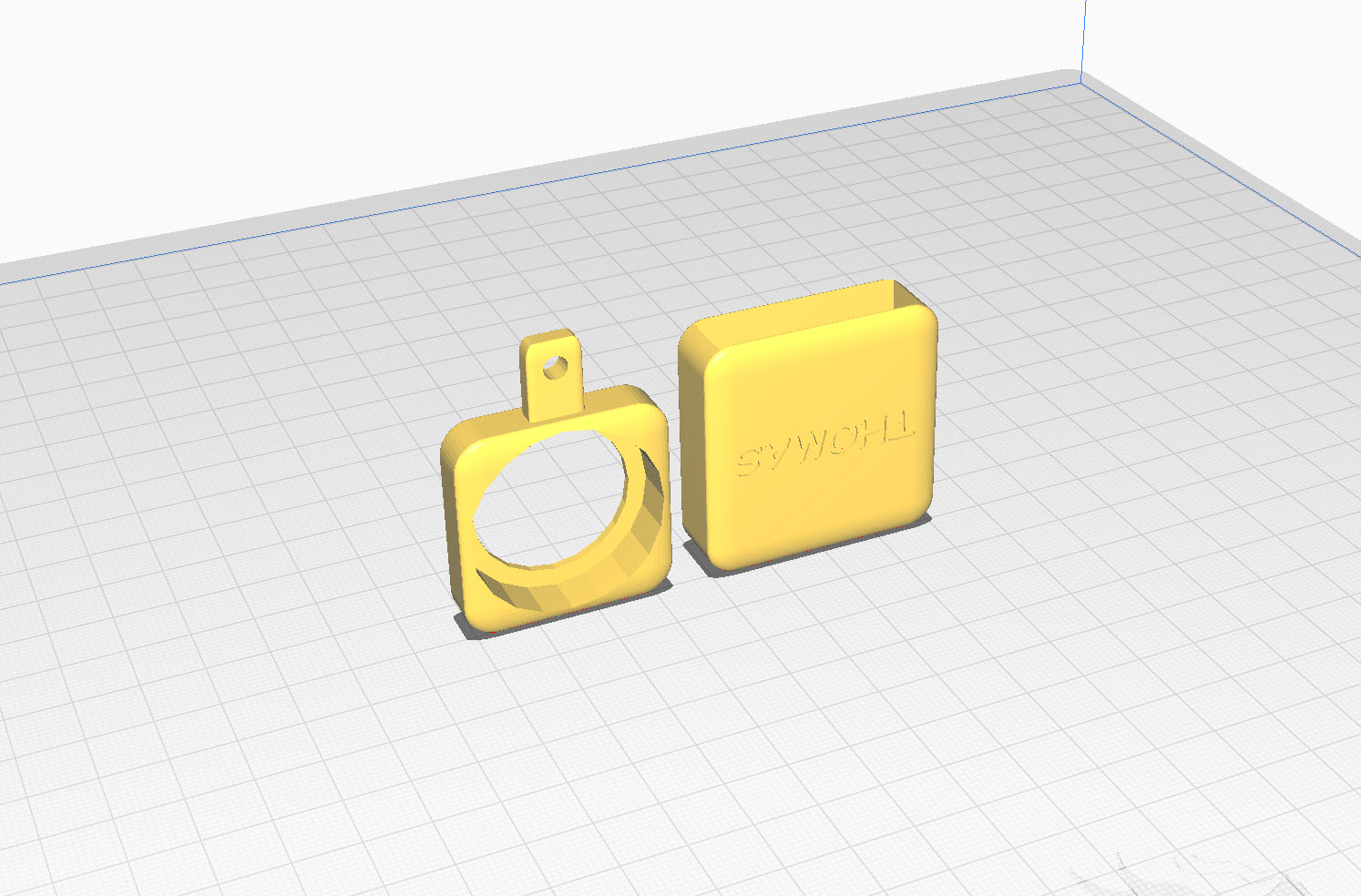 3D-Printed Pet Tag with Apple Air Tag and NFC Sticker Holder