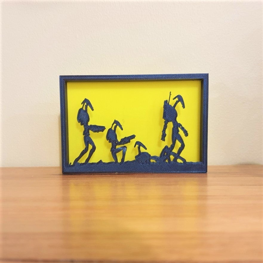 Star Wars Battle Droid Silhouette Ornament
