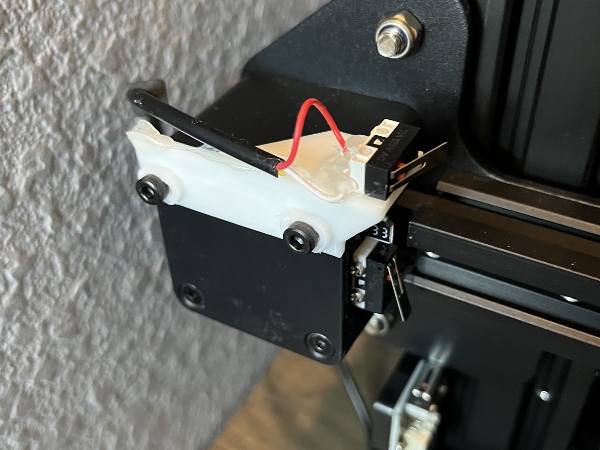 Ender 3 Pro Microswitch Mount for DSLR Timelapses