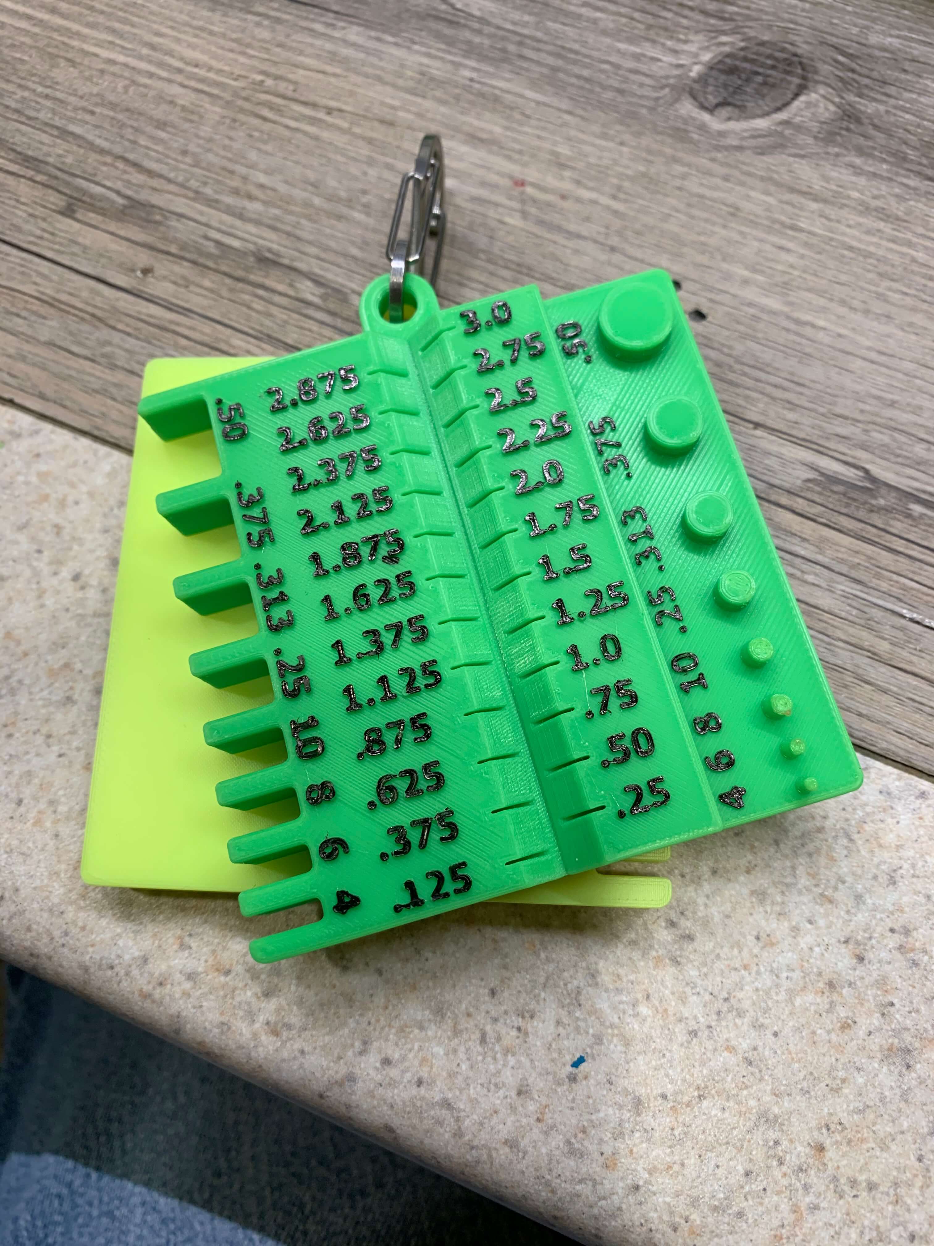 Imperial and Metric Screw Sizers