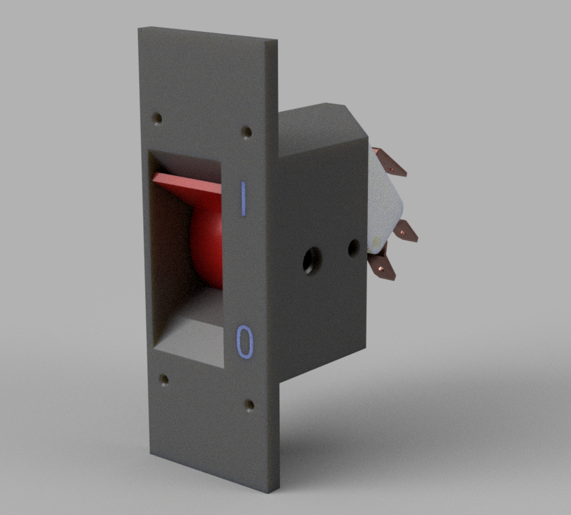 Big Red Switch (IBM XT Style) with magnetic latching