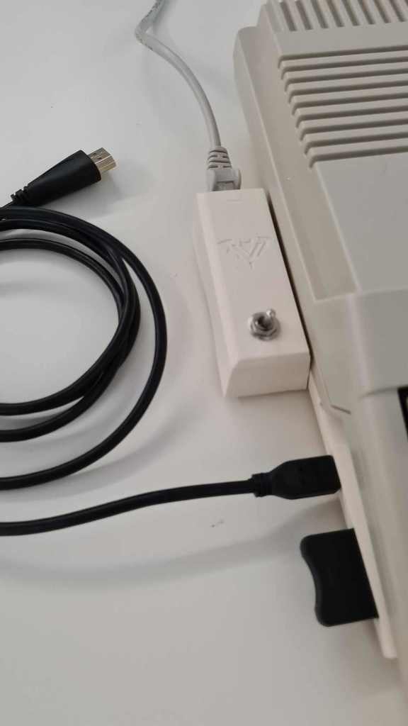 A500 Side expansion port with microhdmi, sdcard, network and switch