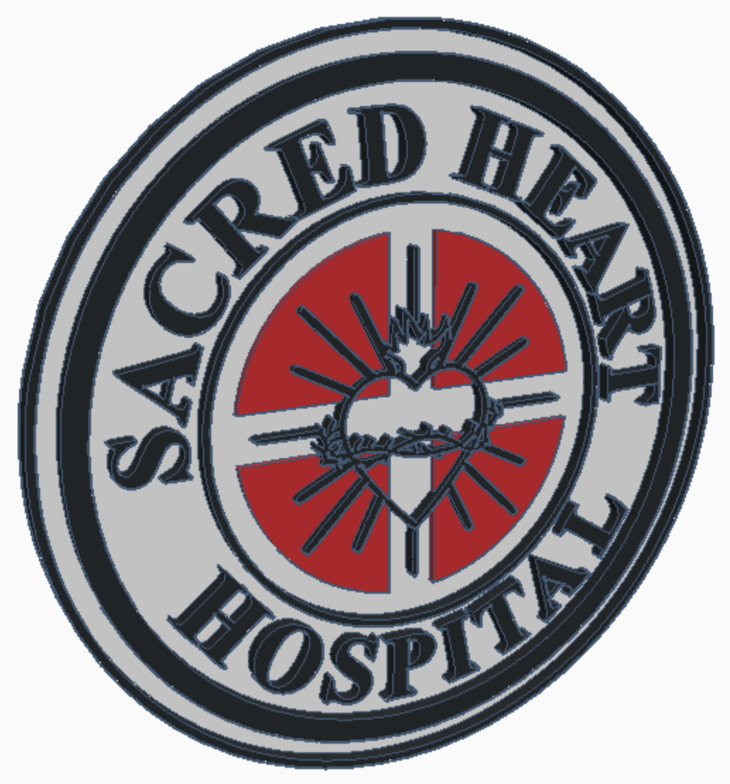 Sacred Heart Logo - Scrubs Hospital