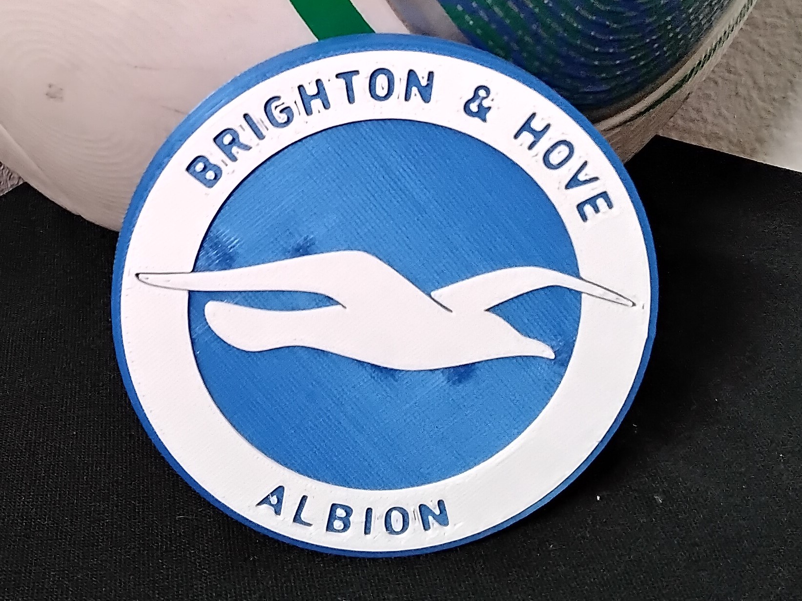 Concave Brighton & Hove Albion coaster or plaque