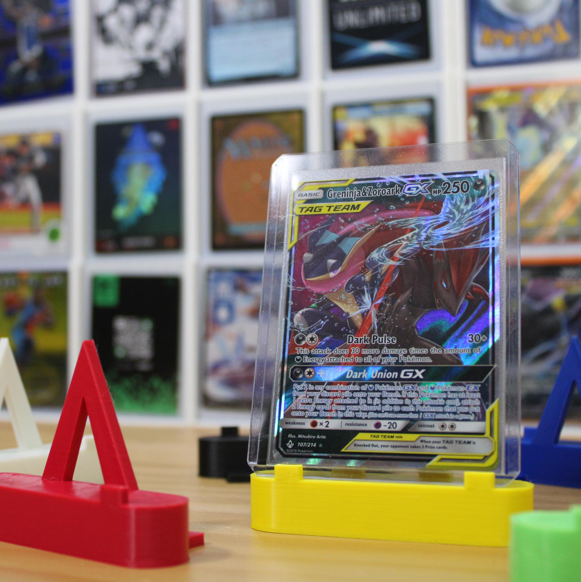 Trading Card Stand For Toploaders One-touch and raw collectable cards