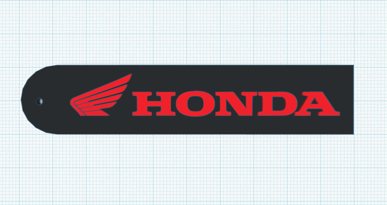 Honda Motorcycle logo & Keychain