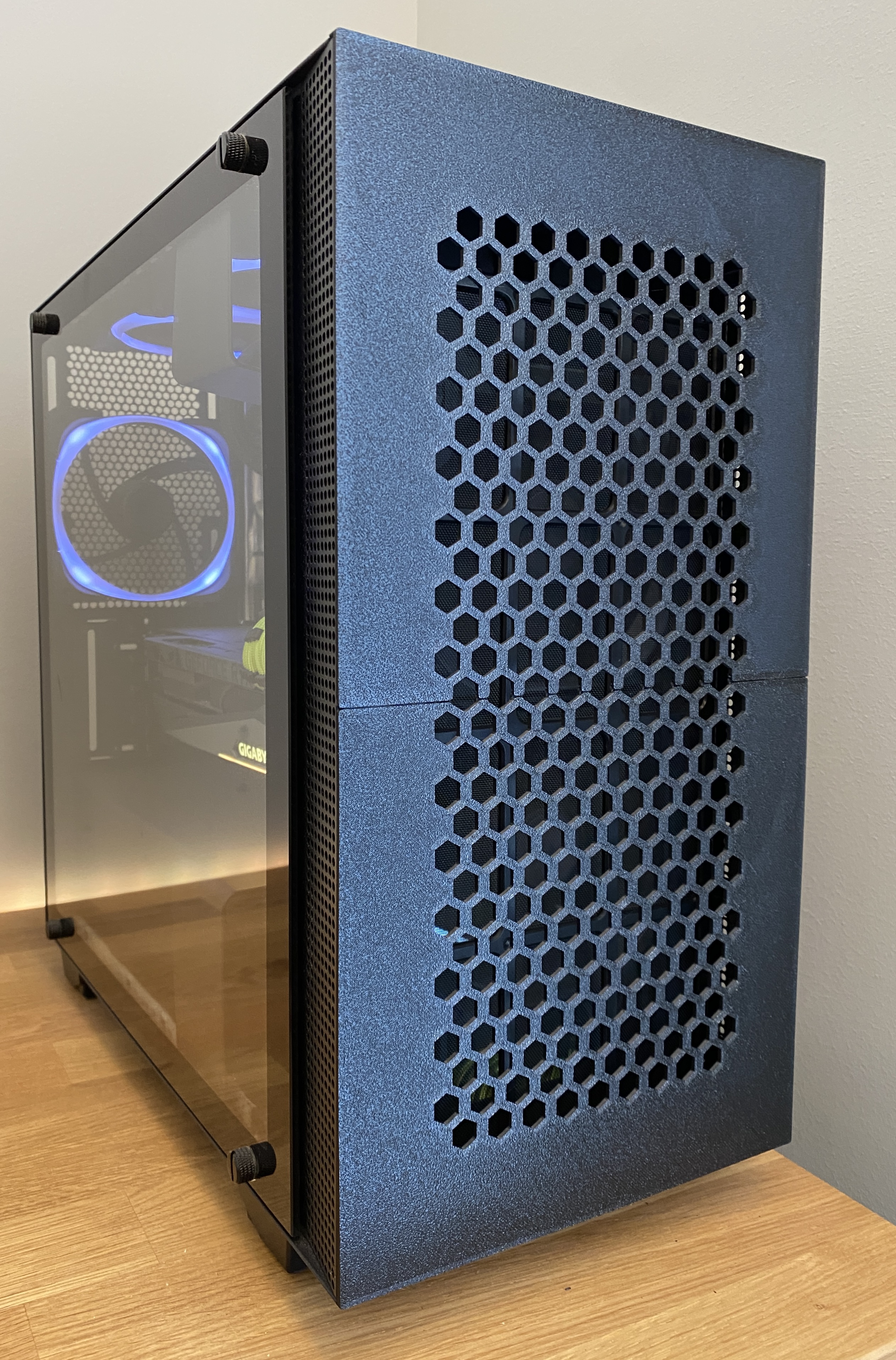 NZXT H400 front panel airflow mod