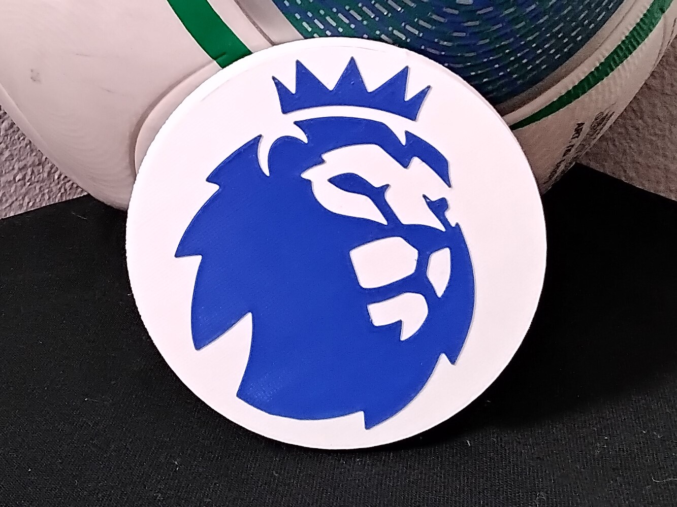 English Premier League logo coaster or plaque