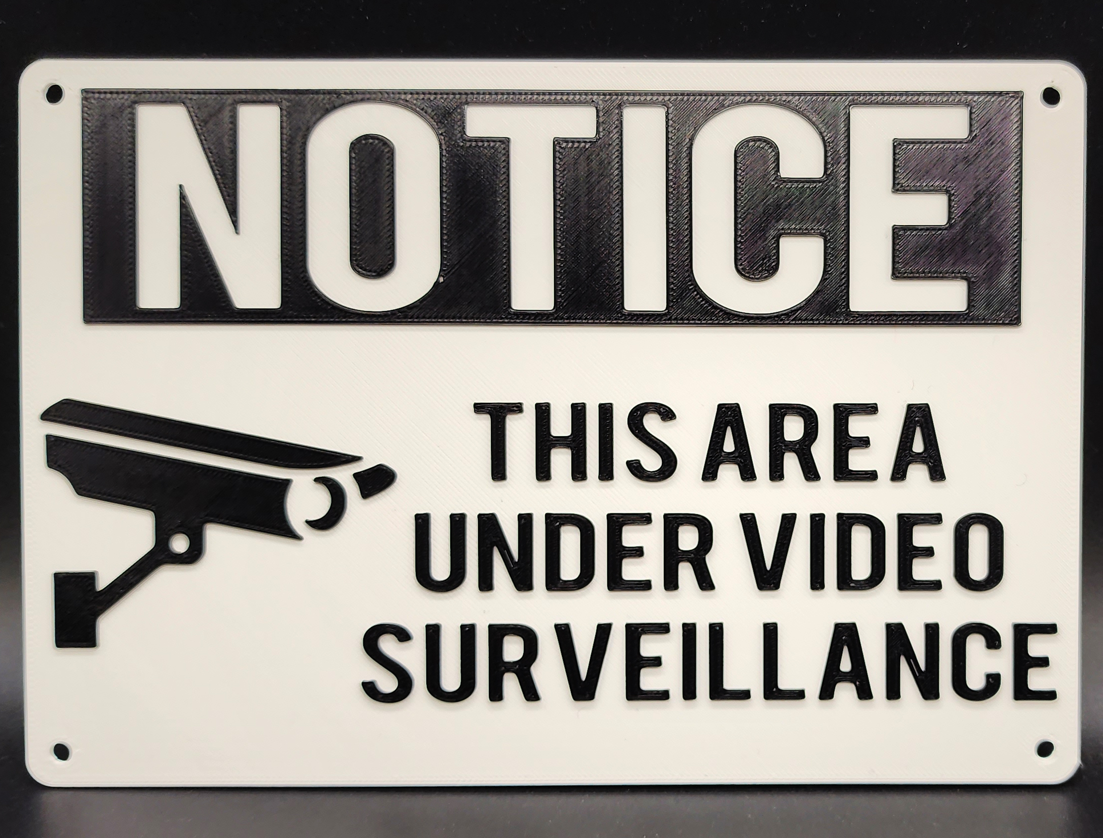 Video Surveillance Signs 2 Color