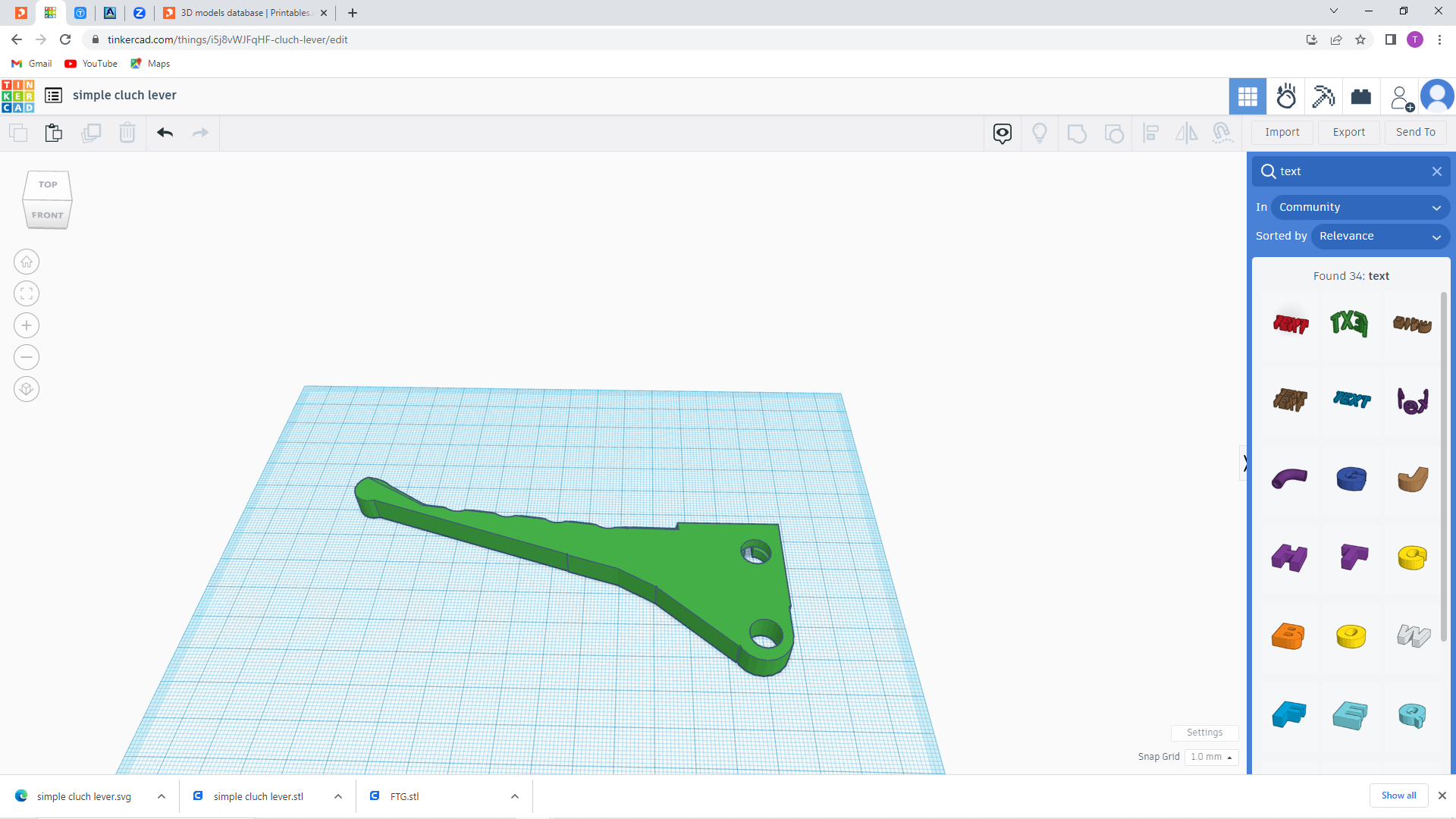 simple dirtbike cluch lever