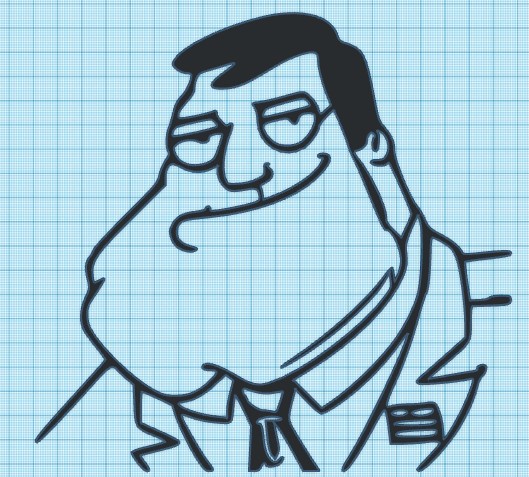 STAN SMITH - AMERICAN DAD - WALL ART