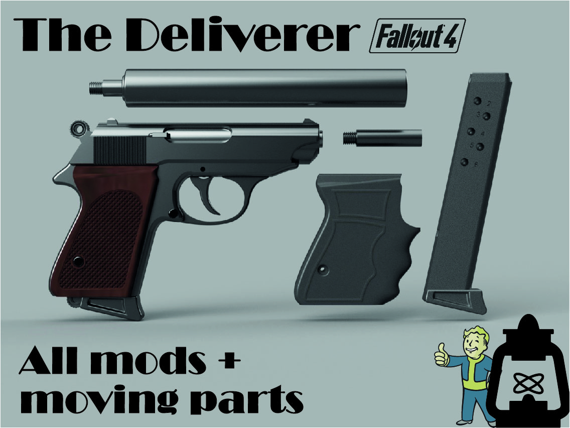 Walther PPK - Fallout 4 replica - The Deliverer V3