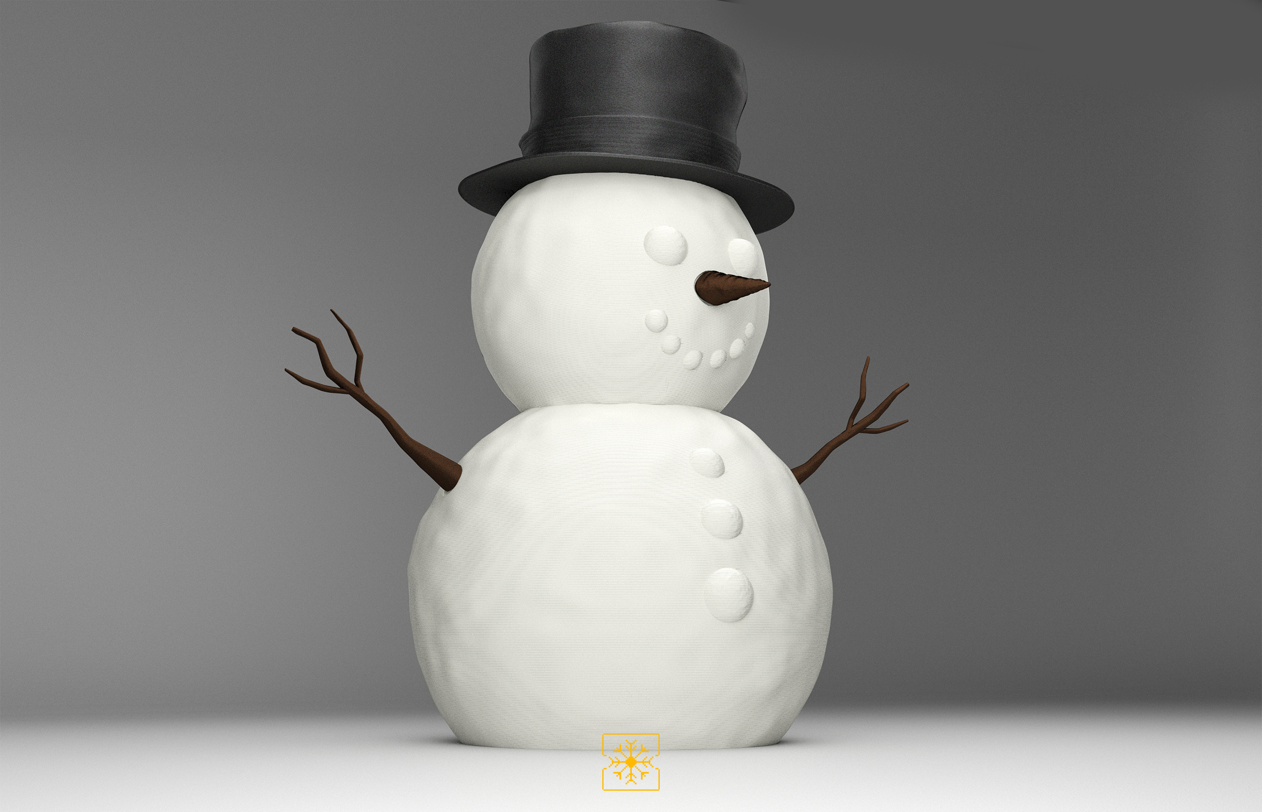 Freezing Pixels - Snowman