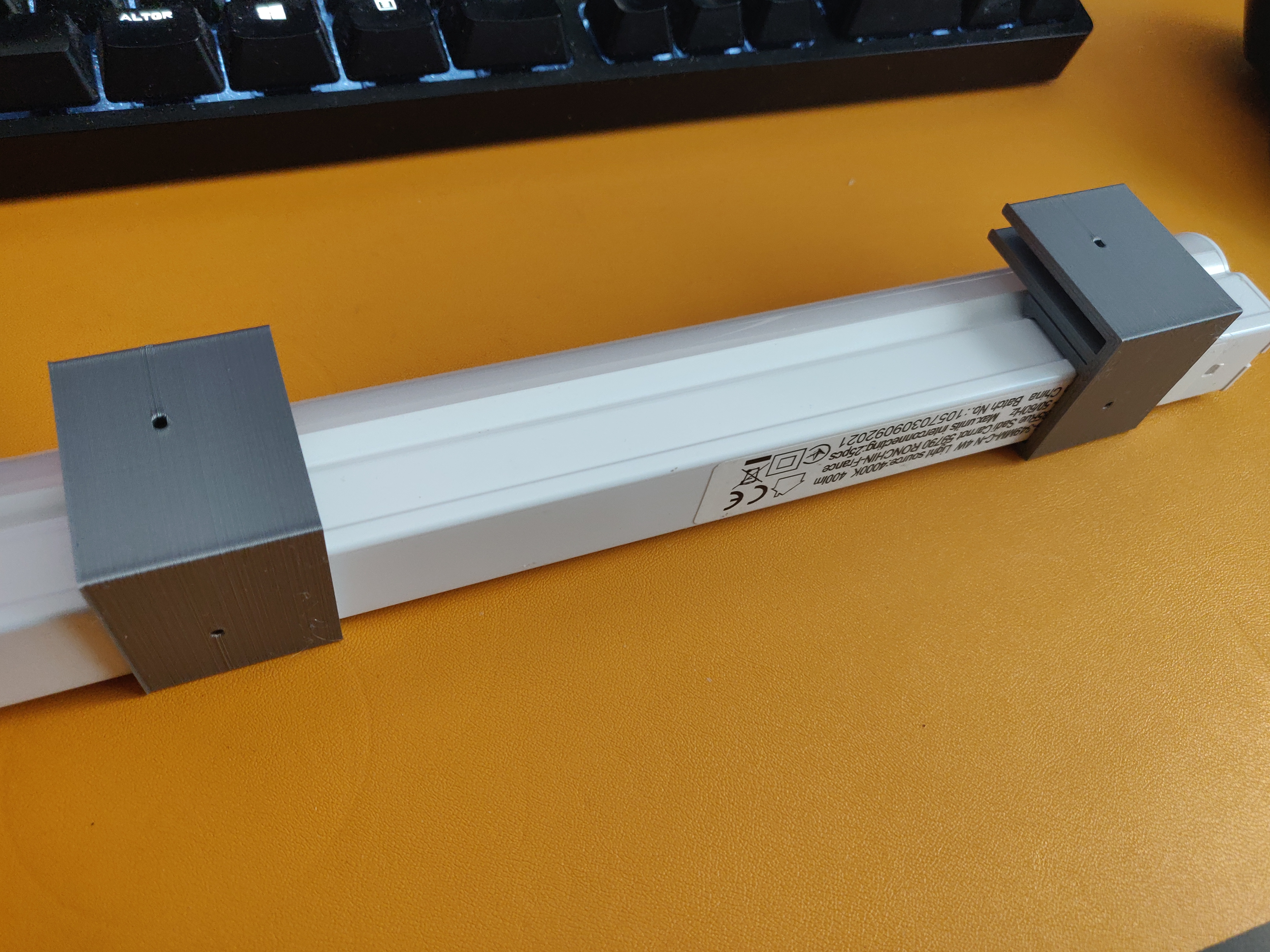 Foam Core Spray Paint Booth light holder