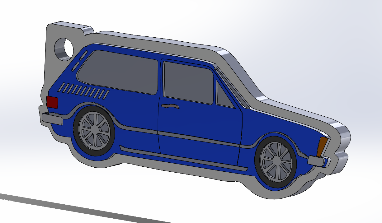 Volkswagen Brasilia (keychain/llavero)