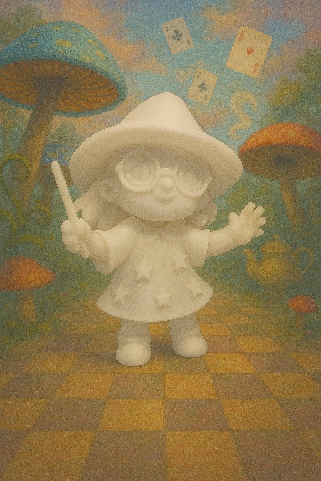 Chibi Sorciere et Cartes Magiques