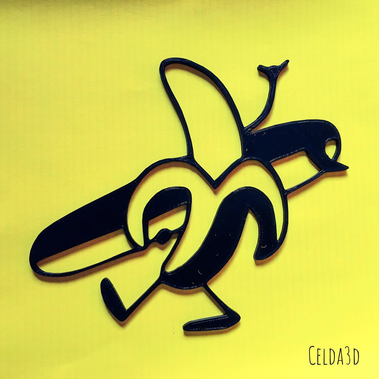 Surfing Banana 2D art