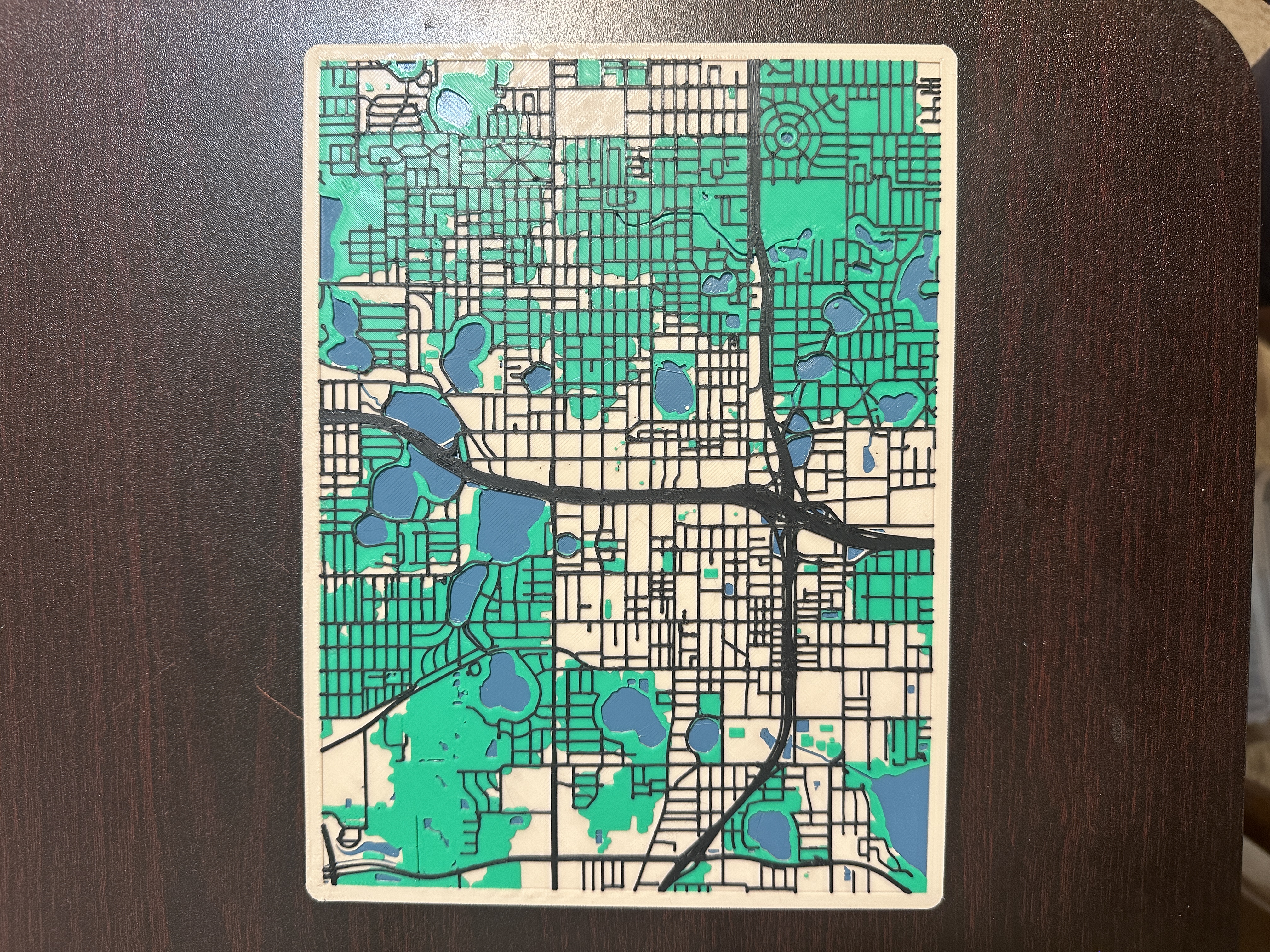 Orlando Mini Map w/ Roads