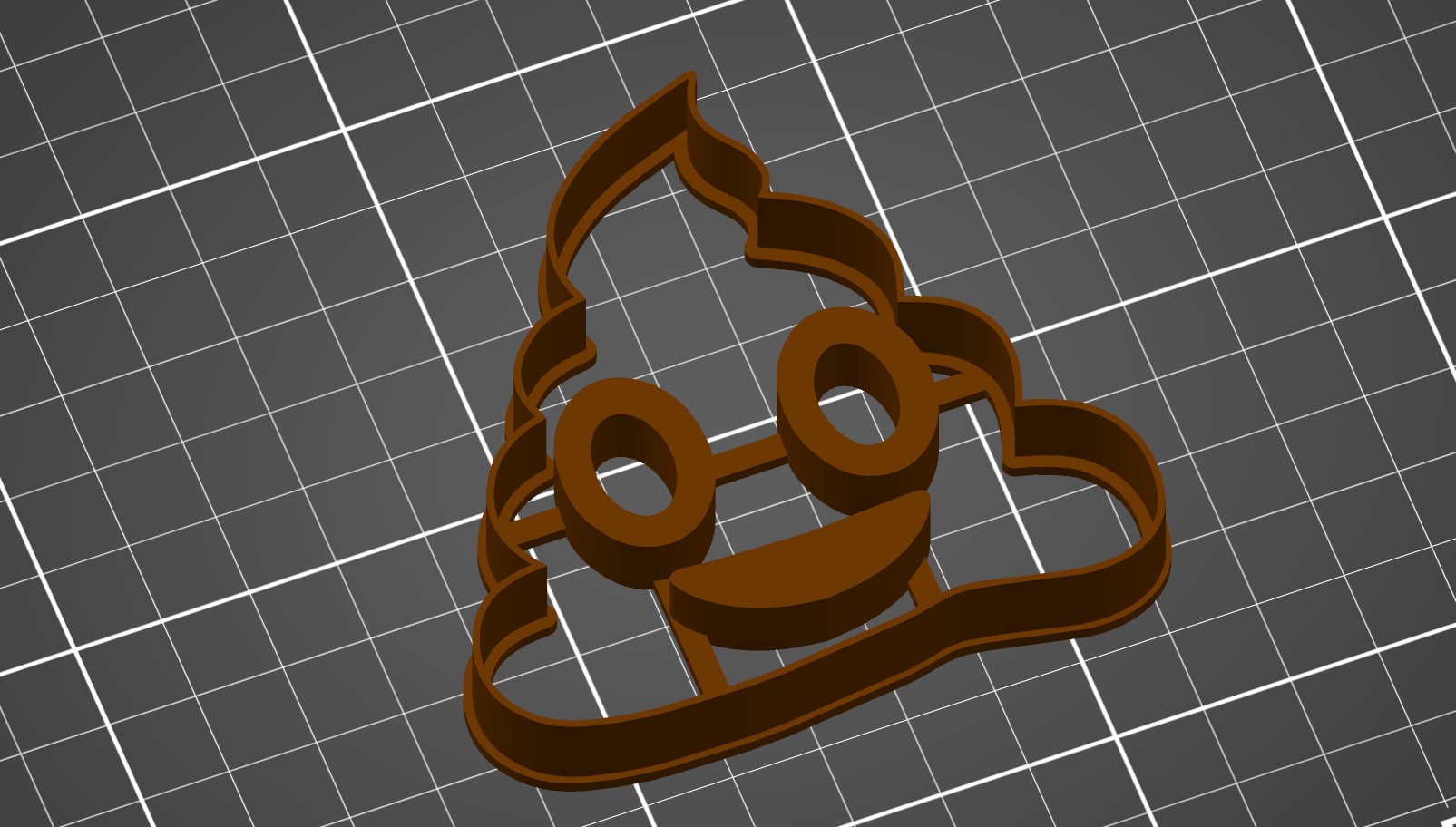 Poop Emoji Cookie Cutter