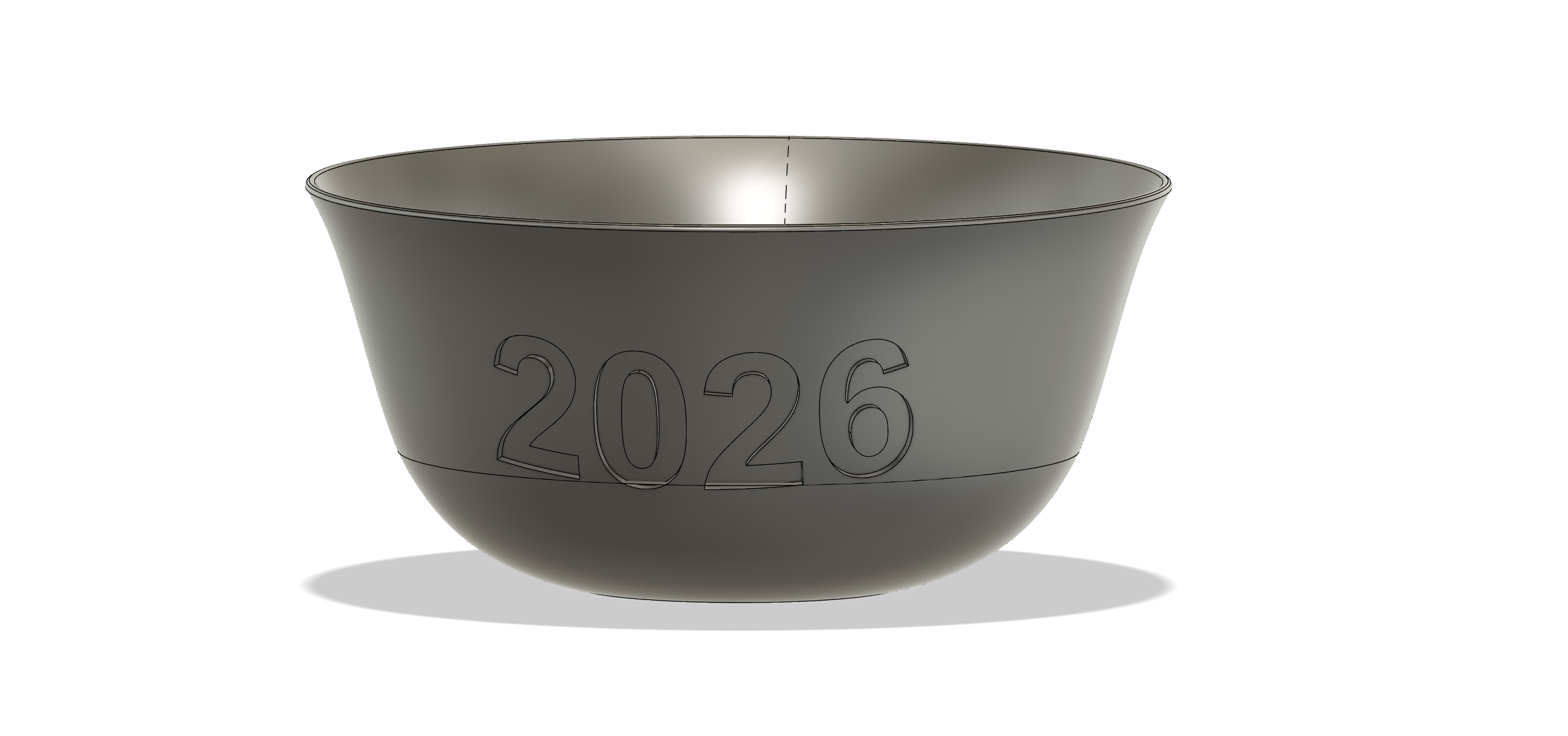 2026 NEWYEARS PARTY SNACK BOWL
