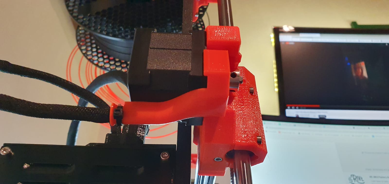 Prusa Mk4(S) - Cable Support (X Axis)