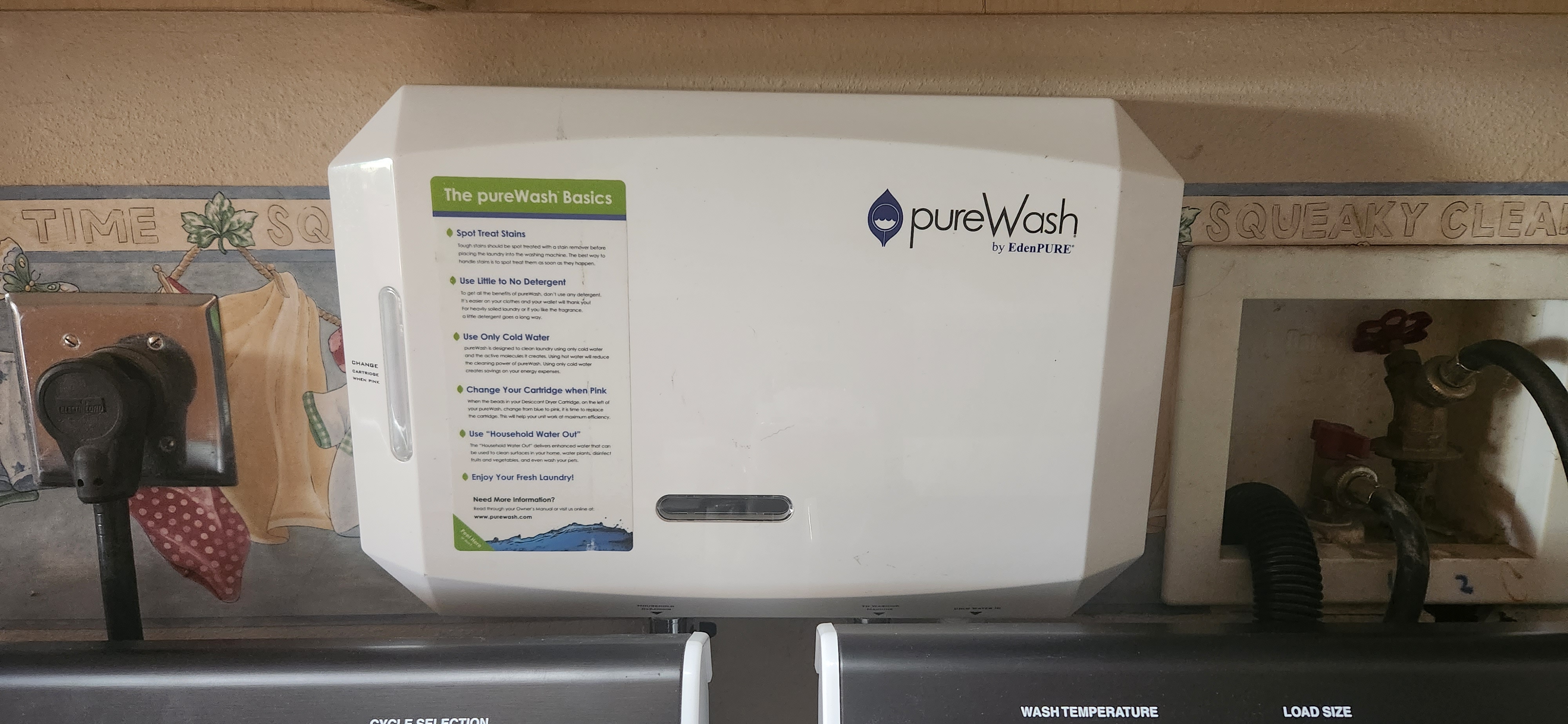 PureWash by Eden Pure Laundry System Wall Bracket (Parametric F360)