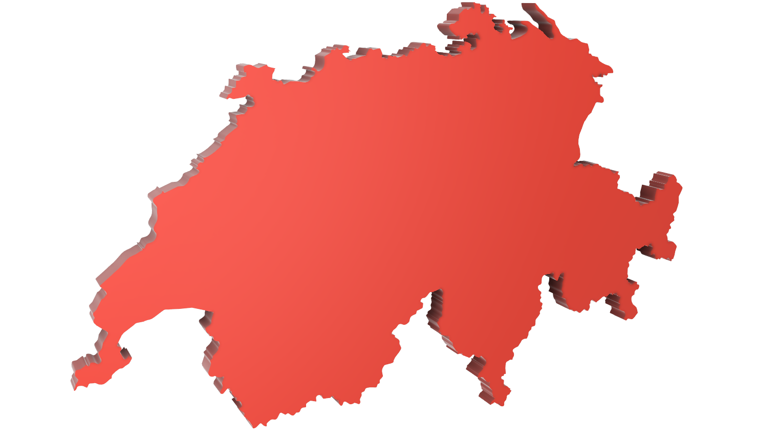Swiss Map / Outlines of Switzerland