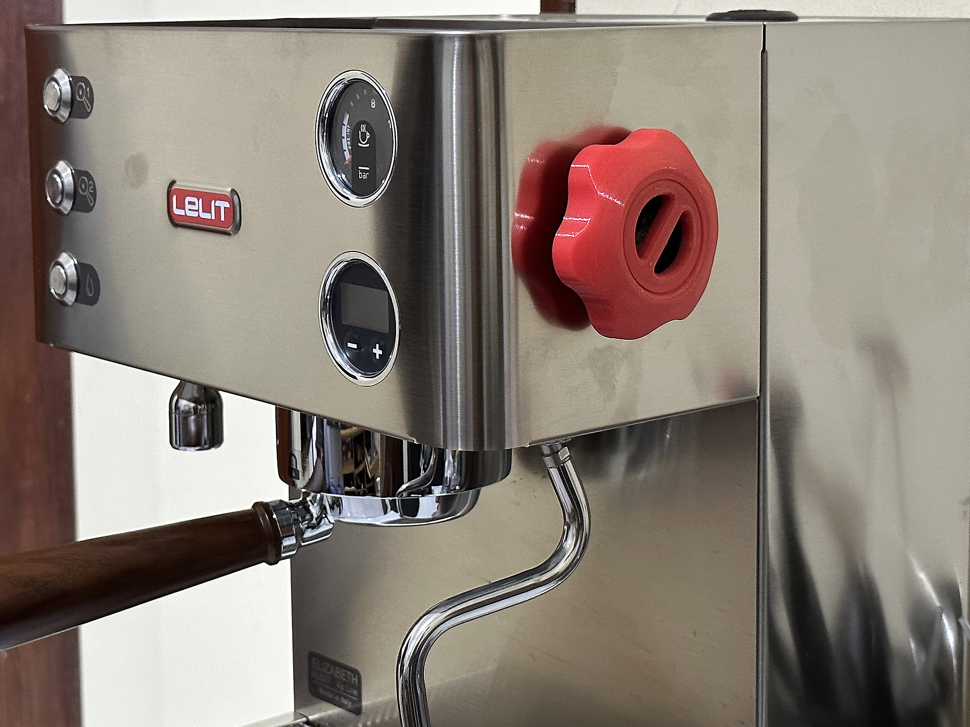 Lelit Elizabeth Steam Knob Cover