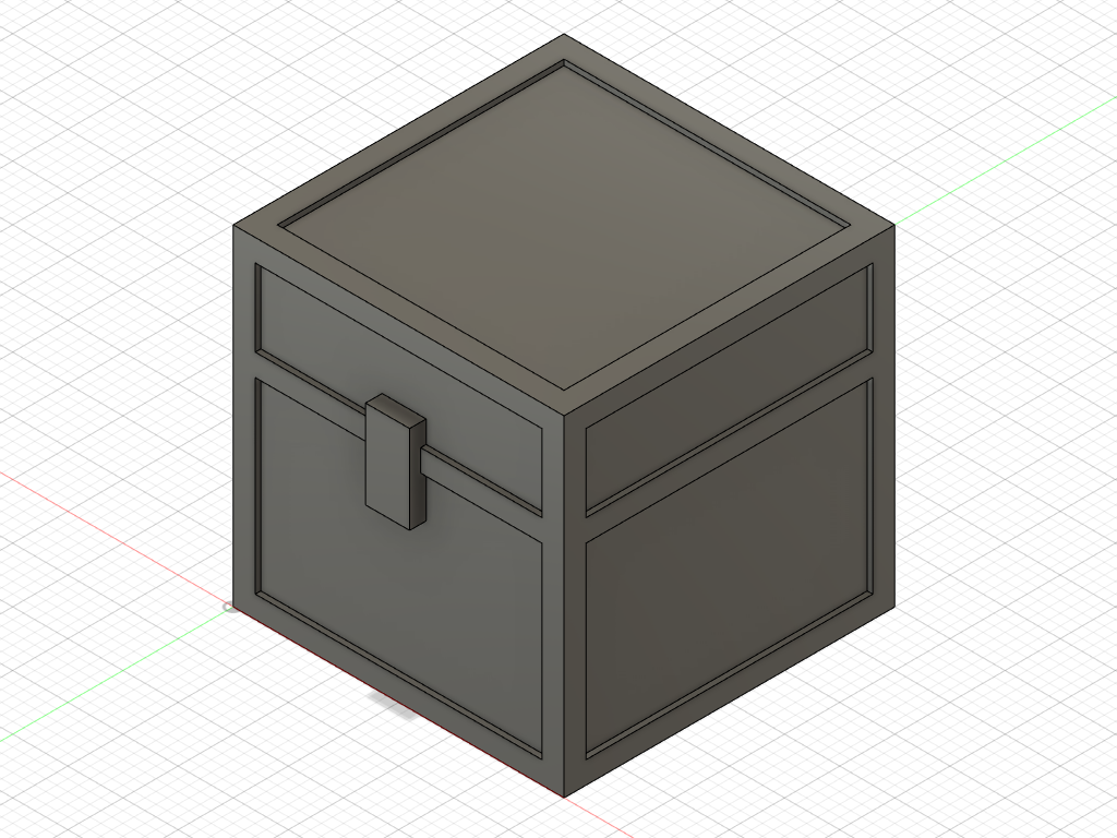 Minecraft truhla (Minecraft Inspired Chest)