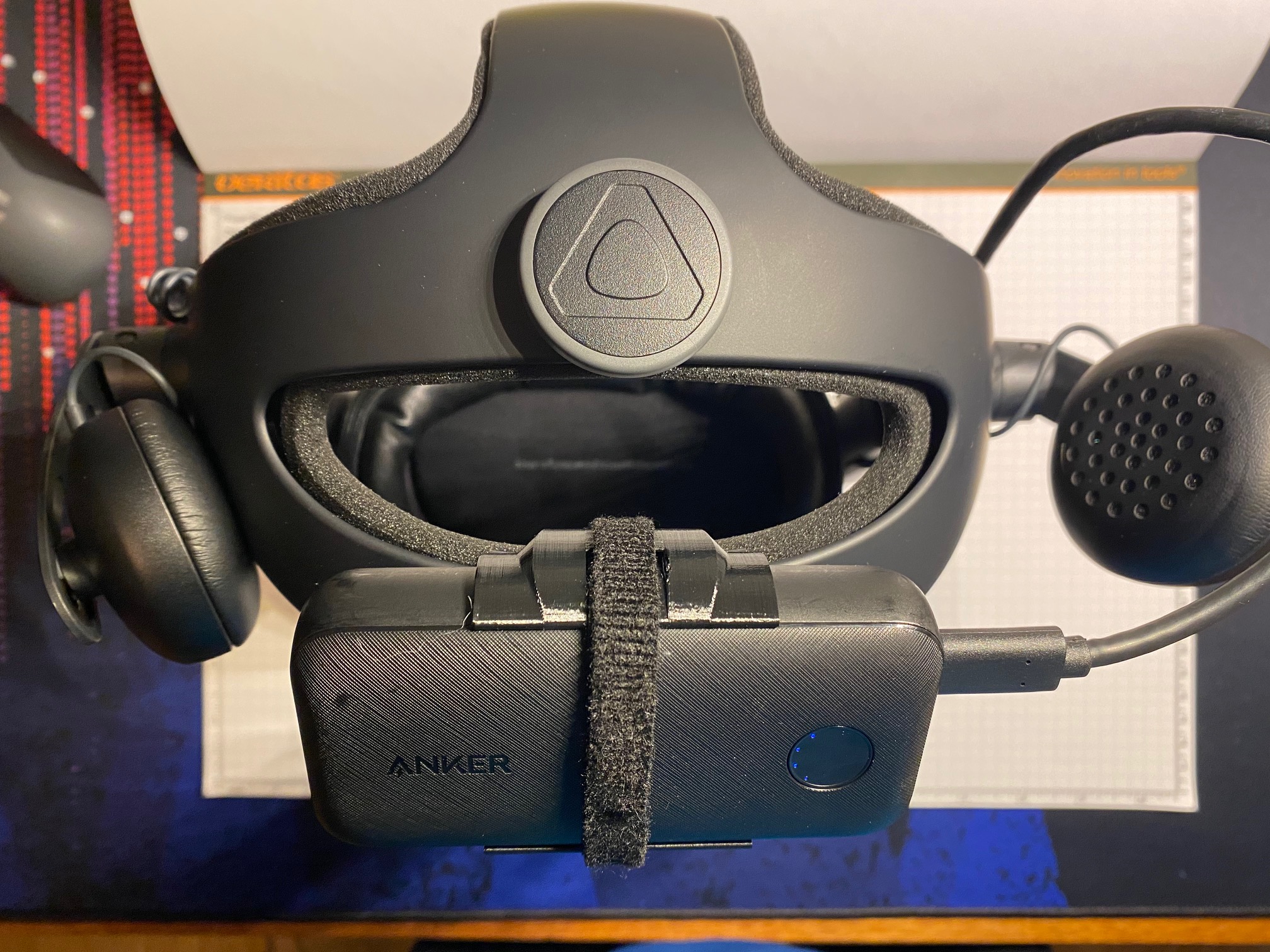 Vive Deluxe Audio Strap Anker PD 10000 Occipital Strap Adapter