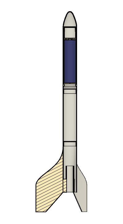 Flying Rocket Model