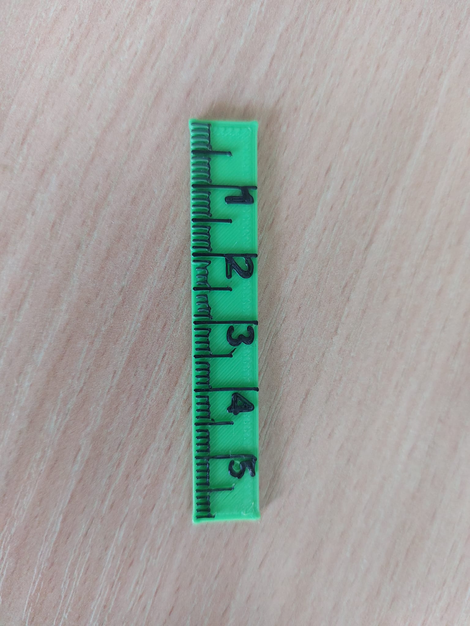 Tiny ruler 6 cm 60 mm (for Americans)