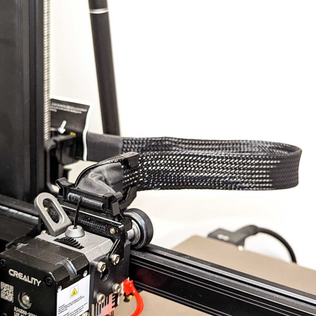 Extruder Cable Guide for Ender 3 S1 and CR10 Smart Pro by MAXPROBE - Strain relief for Creality Sprite extruder ribbon cable - Cable holder cable mount suits Creality CR10 Smart Pro Ender 3 S1 Pro