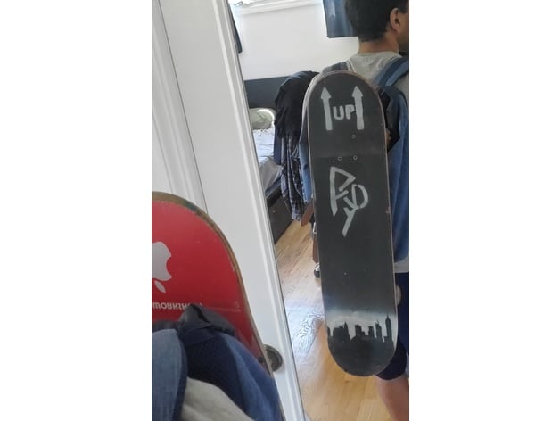 Skateboard Backpack Hook - Remixed for Skateboards