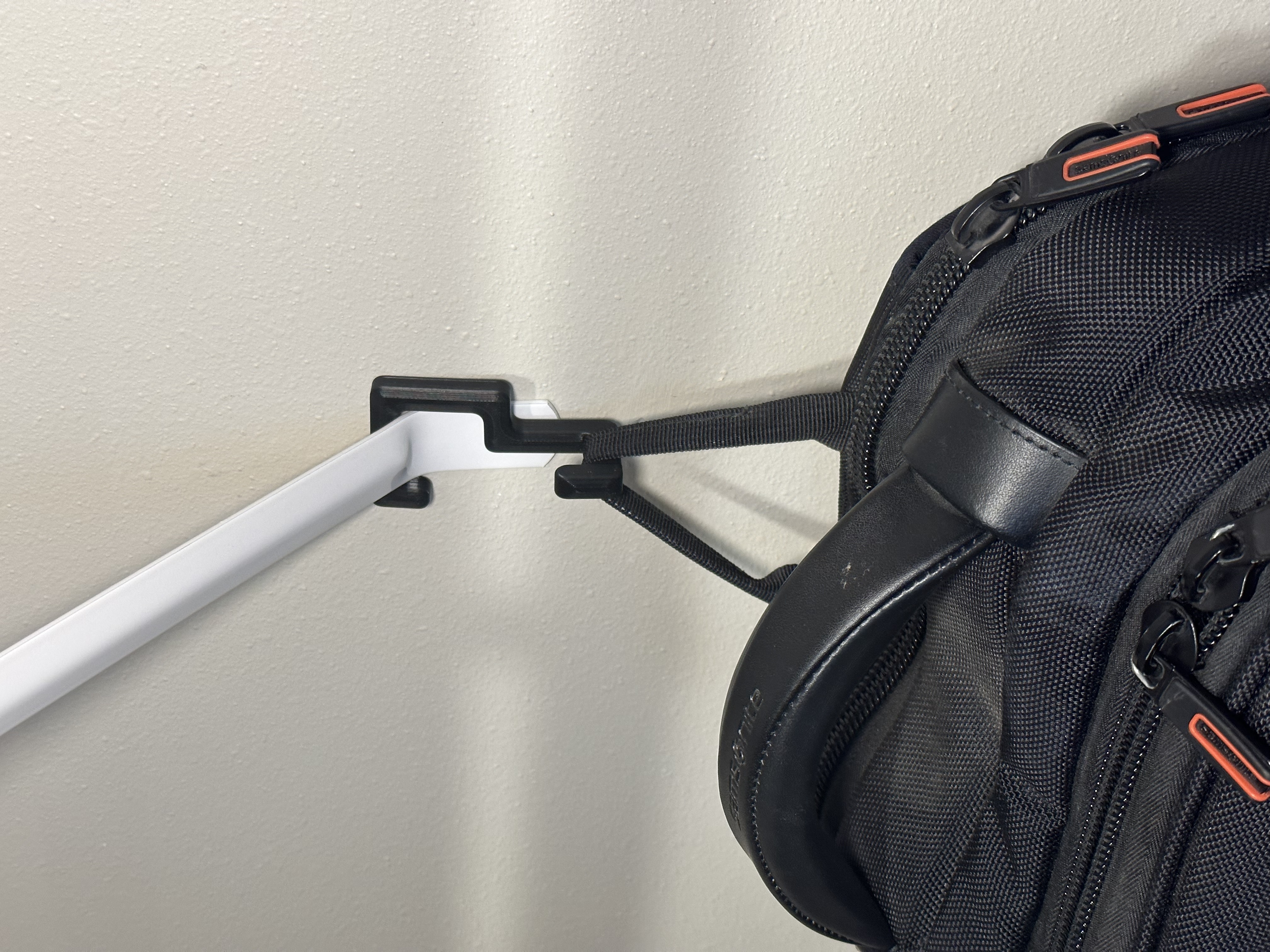 Backpack Hook for Closet Shelf Bracket