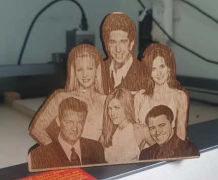 Laser Engraving - Friends Image