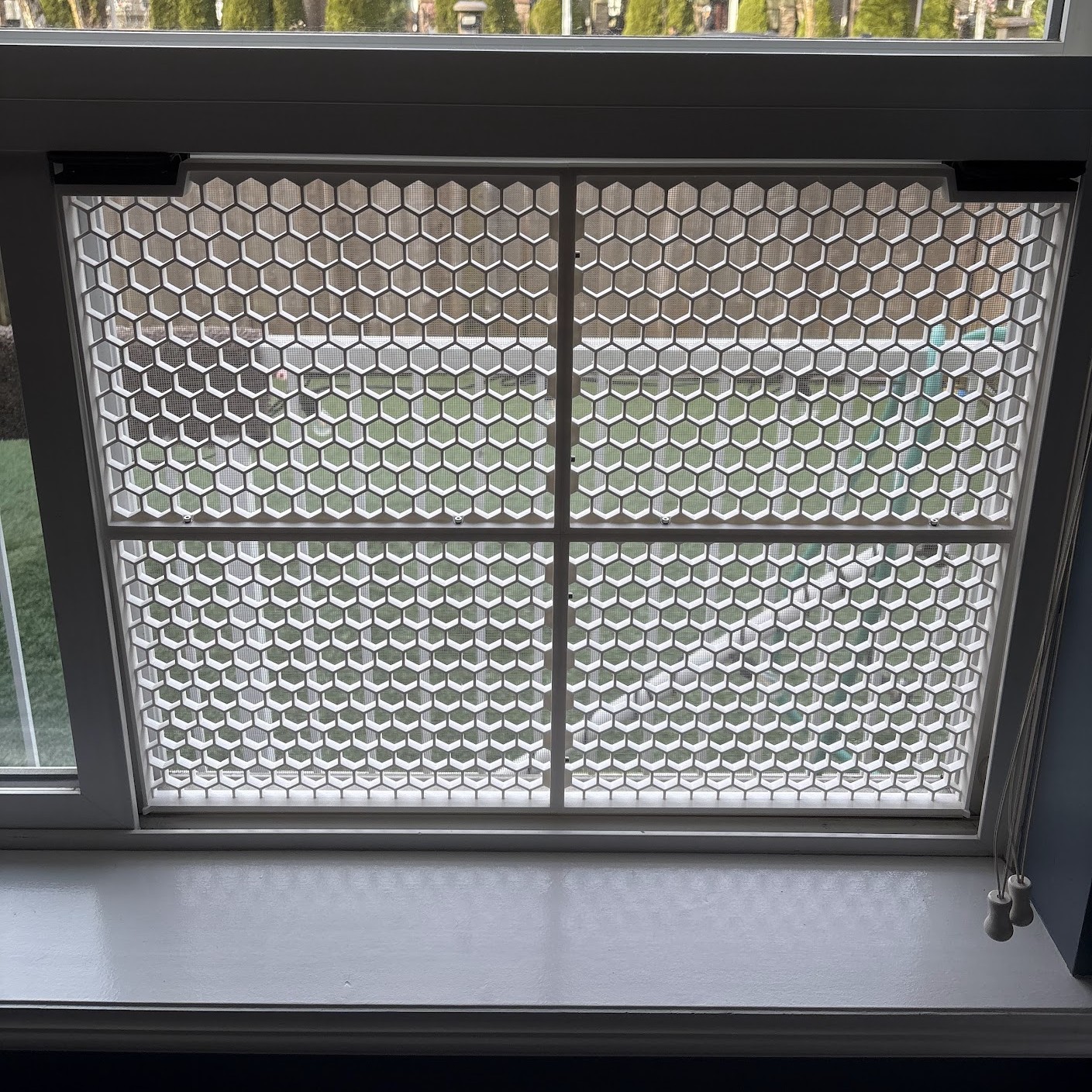 Cat Resistant Window Insert - Intended to be modified